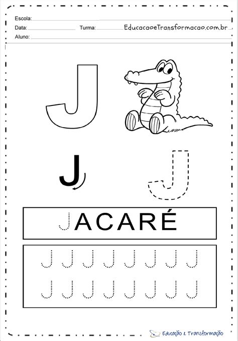 alfabeto educação infantil para imprimir,plano de aula letra j educação infantil